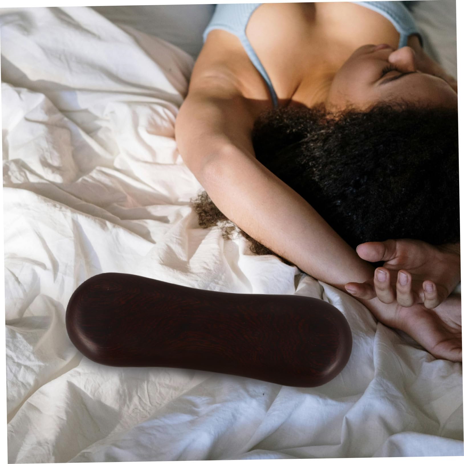 ABOOFAN Hühnerflügel-Holzkissen Nackenkissen Schlafkissen Schweißstielkissen Sommerkissen nackenstützkissen nackenmassagekissen Schulterschmerz-Holzkissen Kissen aus geschnitztem Holz