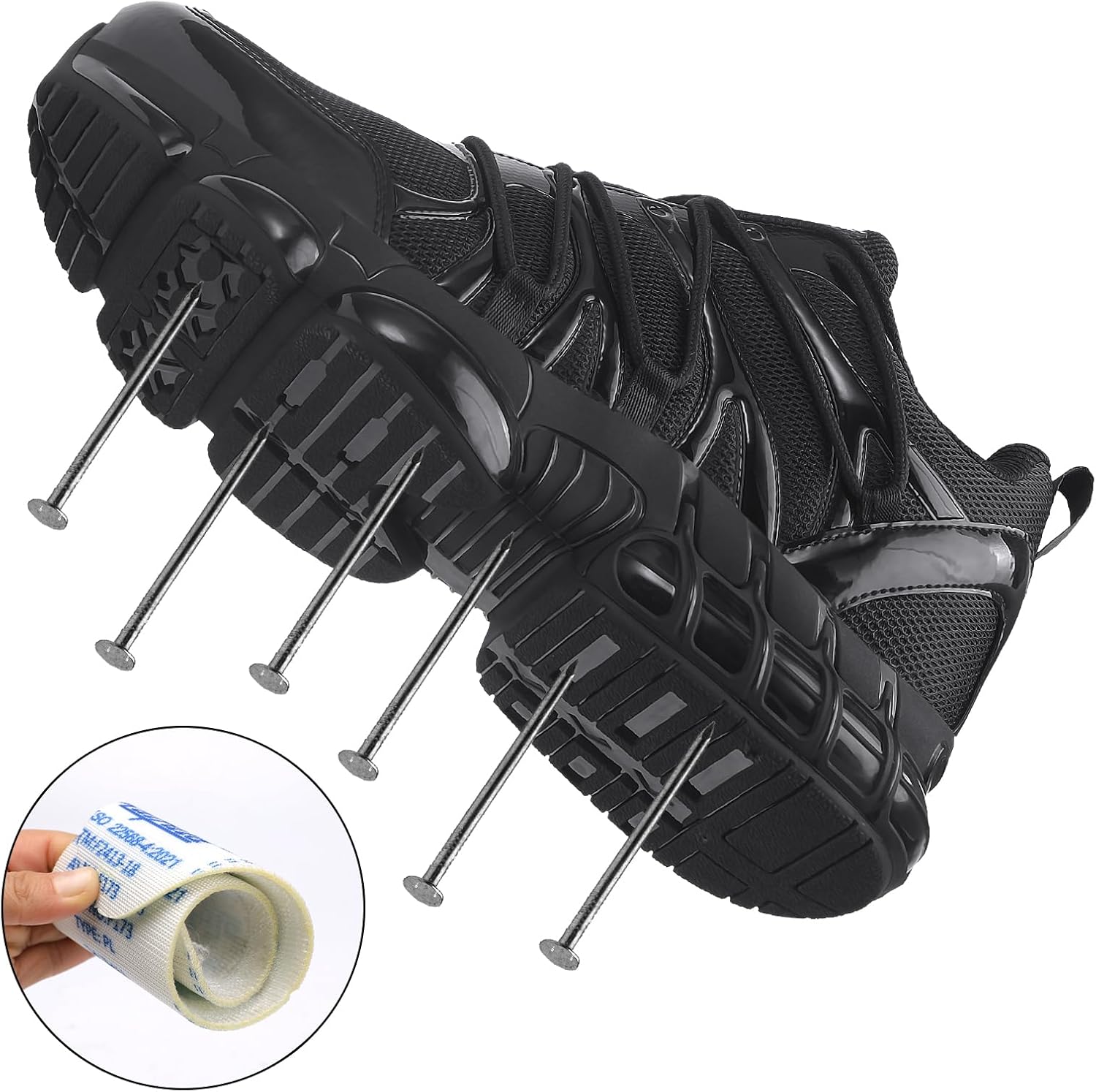 Steel Toe Shoes for Men Women Safety Work Sneakers Wide Composite Toe Indestructible Lightweight Comfortable Tennis Shoe ,Zapatos de seguridad Trabajo para Hombres Mujer - Image 6