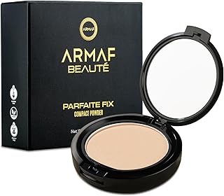 بودرة أساس مضغوطة بارفايت فيكس للحصول على لمسة نهائية خالية من العيوب من ارماف بيوتي، متوفرة بـ6 درجات ألوان للاختيار من بينها | فير