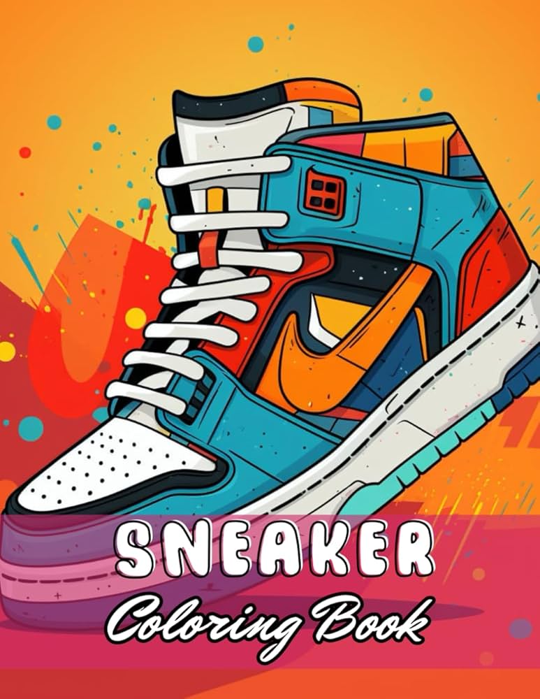 Amazon.com: Sneaker Coloring Book: 100+ High-Quality Coloring