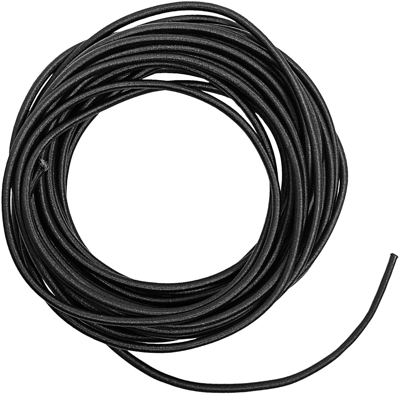 Cuerda elástica fuerte de 33 pies, cuerda elástica para acampar al aire libre, tiendas de campaña, kayak, barco, bolsa, equipaje (33 pies, diámetro de 3/32 pulgadas (2.5 mm)