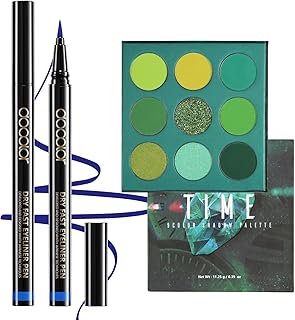 docolor Delineador de ojos azul impermeable d...