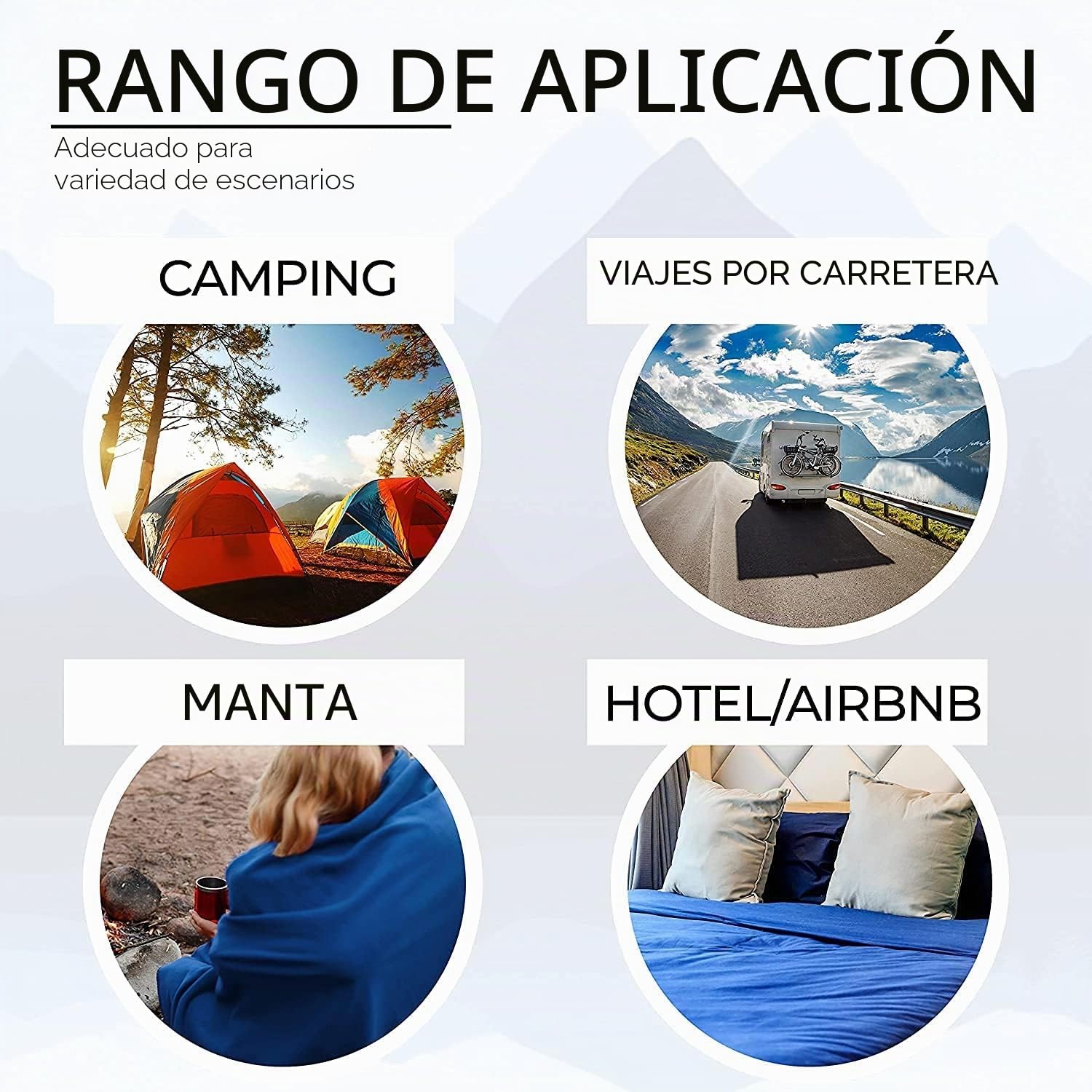 MIQIO 2en1 Saco de Dormir Ultraligero y Sábana de Viaje Ligera, Ultra pequeña Saco sábana Compacto de Microfibra con Compartimiento de Almohada, XL, Ideal para mochileros, hostales y cabañas