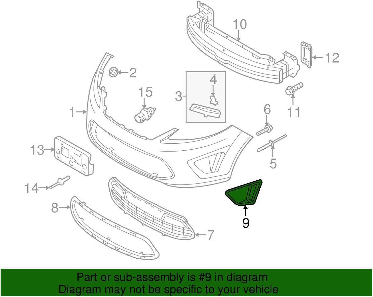 Ford Grille - Bumper