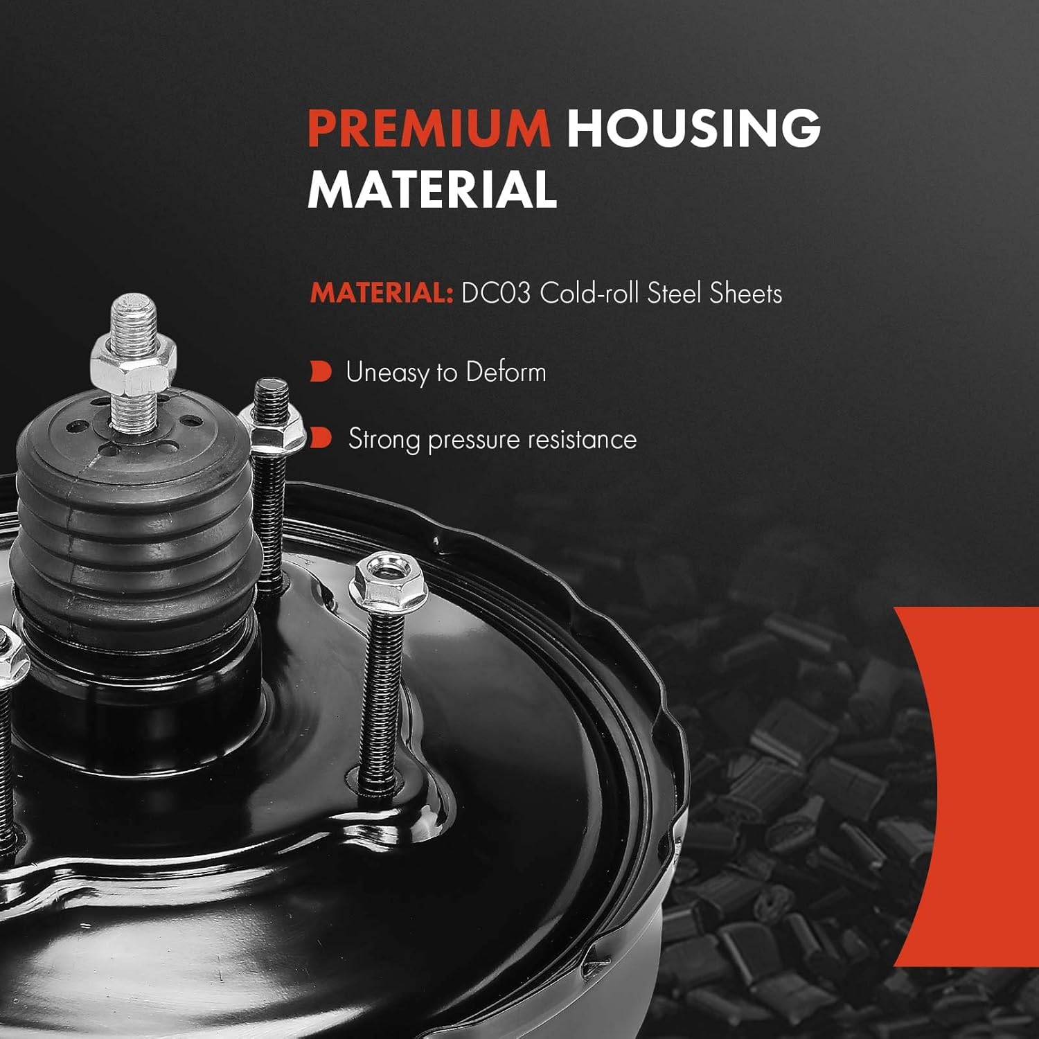 A-Premium Vacuum Power Brake Booster Compatible with Toyota Camry & Lexus ES300, 1997 1998 1999 2000 2001, 2.2L 3.0L, Without Master Cylinder