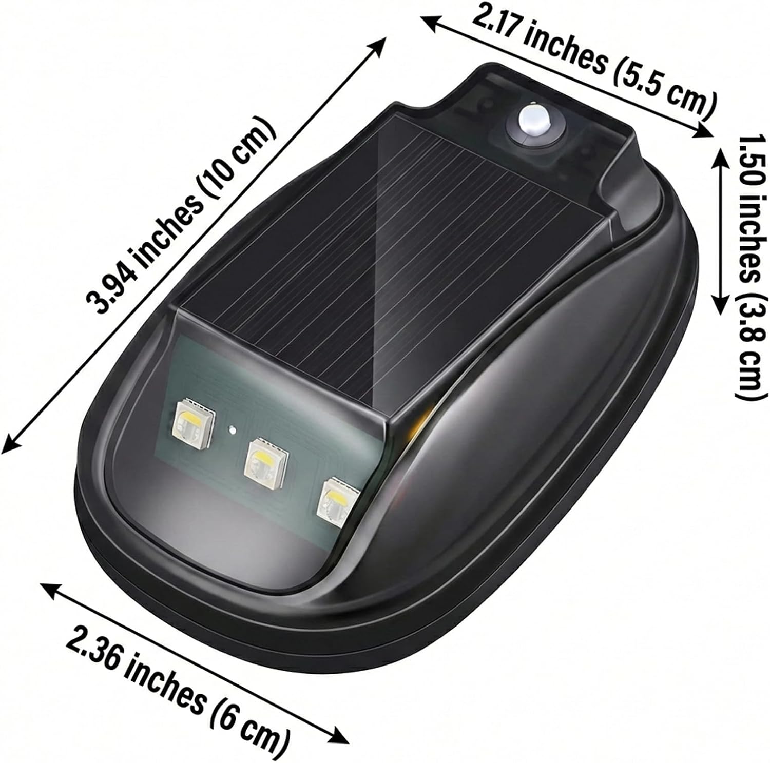 HUBAI 4/5/6PCS Solar Cab Lights, Solar Car Roof RGB Strobe Light, No Drill Solar Powered Cab lights with Remote Control, 8-Color,Waterproof, For Truck Suv Rvs Jeep Pickup (5pcs)