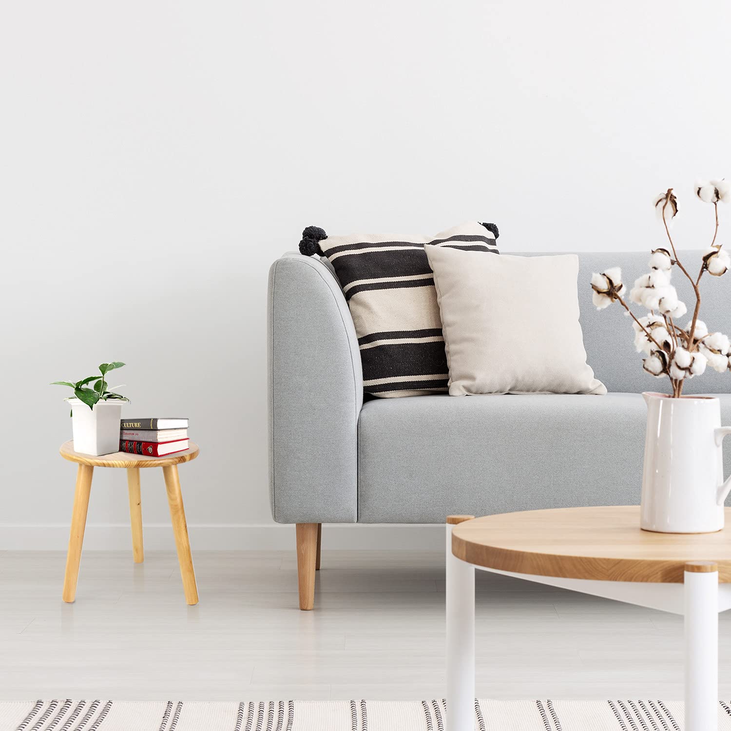 Plant Stand - wood stool for Plant Small Plant Stand - Plant Table Mid Century Plant Stand and Tall Plant Holder for Flower Pots Indoor Plant Stand Brown Solid Wood (wood)