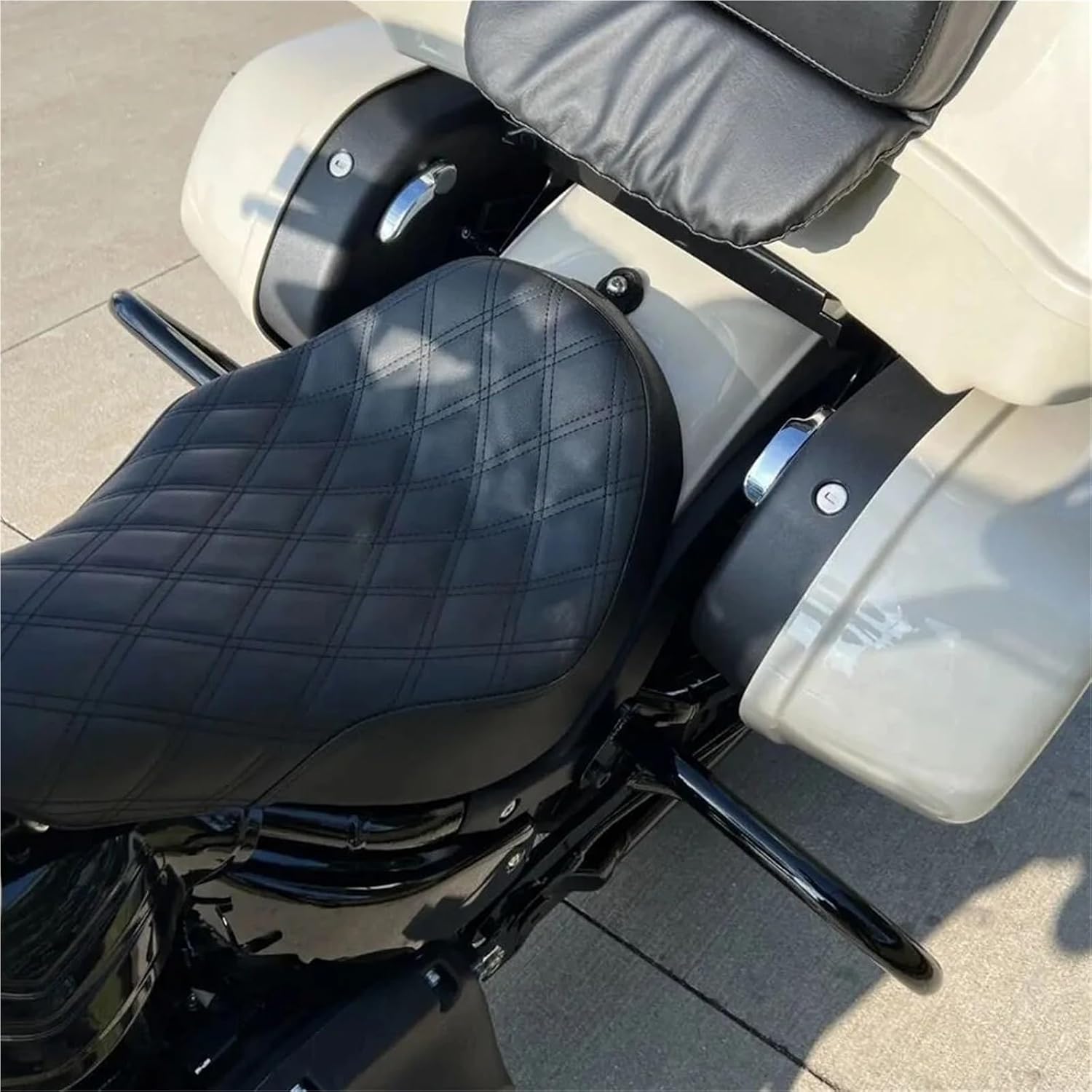Saddlebag Guard Rear Frame Crash Bars for Harley Softail Low Rider ST FXLRST 2022-2025 Sport Glide FLSB 2018-2024(for FLSB 2018-2024)