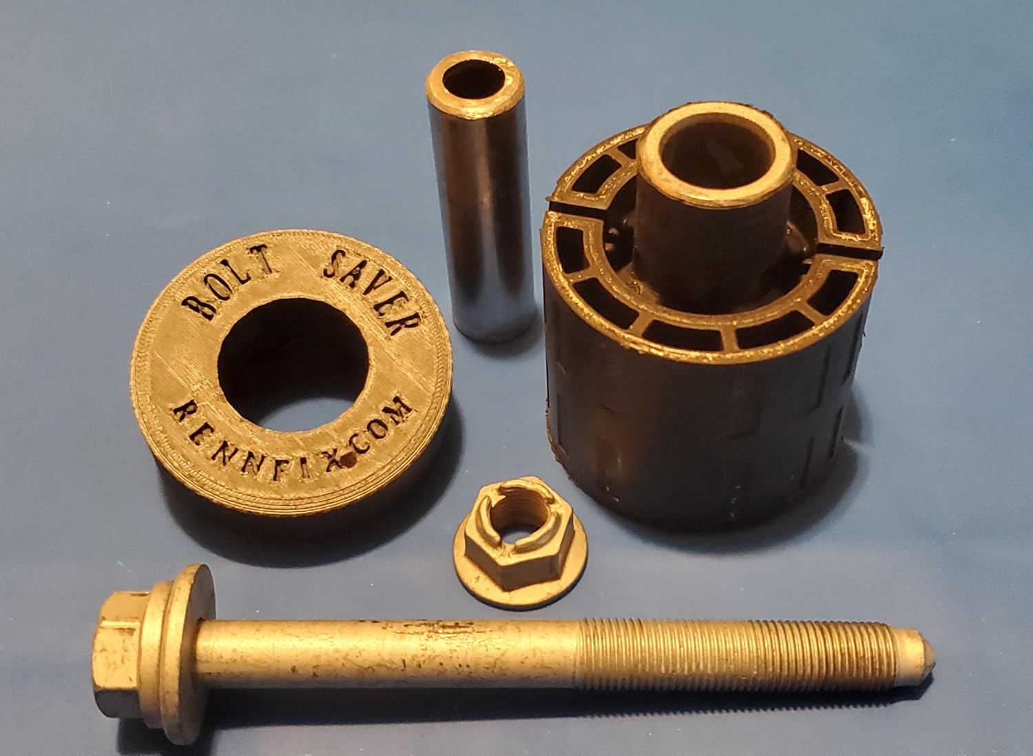 Carbon Fiber Donut Bushing and Aluminum Insert for BMW X3M and X4M Differential Rear Mount Bolt