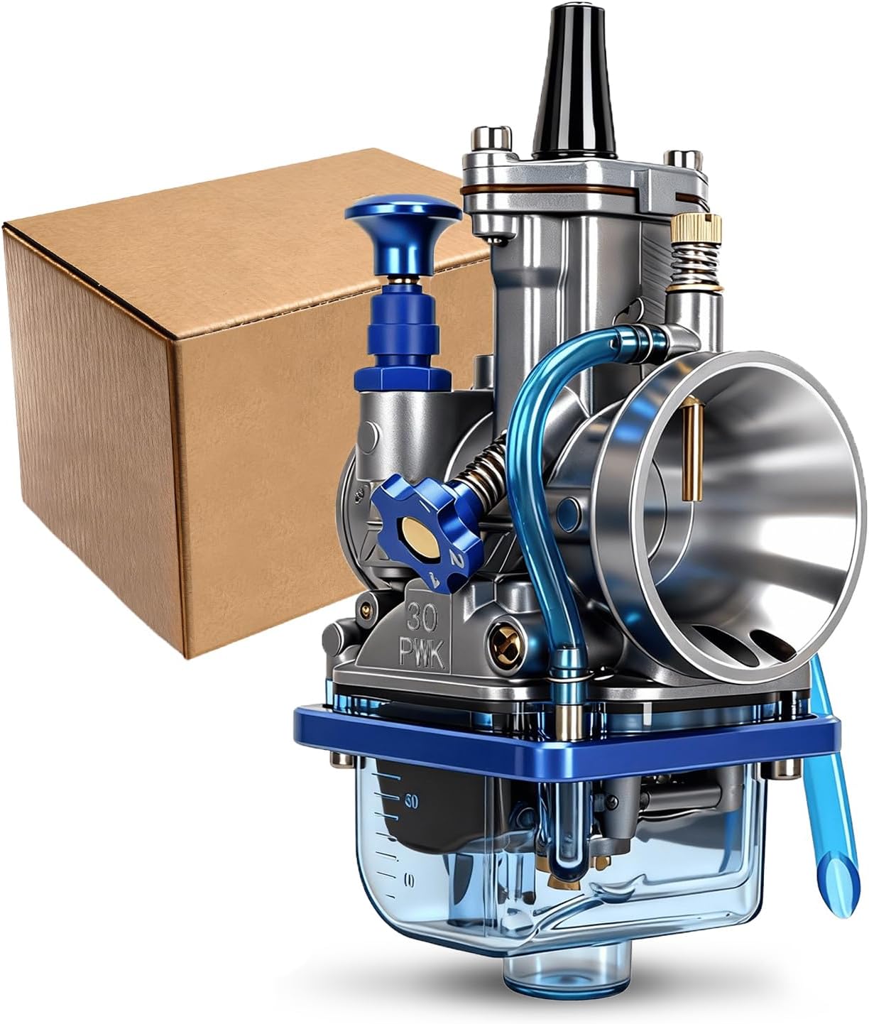 JFG RACING PWK 30MM Carburetor,30MM Carburetor Carb Universal for 100CC-150CC 110CC 125CC 150CC Racing ATV Parts Quad Go Kart Dirt Pit Bike Motorcycle Scooters