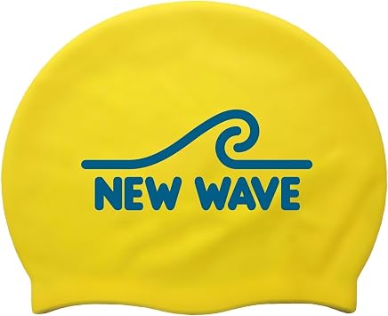 New Wave Swim Cap - Silicone Yellow