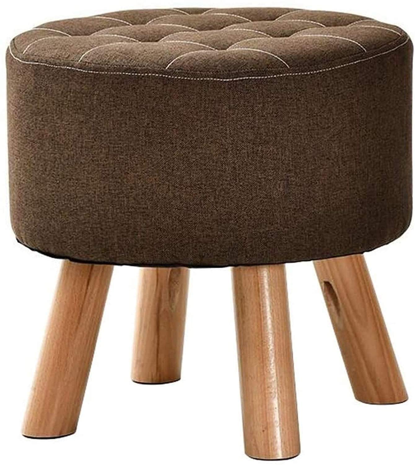 Chaise tabouret à chaussures en lin pour entrée et salon chaleureux