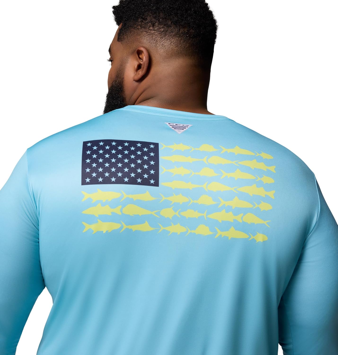 Columbia Men's Terminal Tackle PFG Fish Flag Long Sleeve