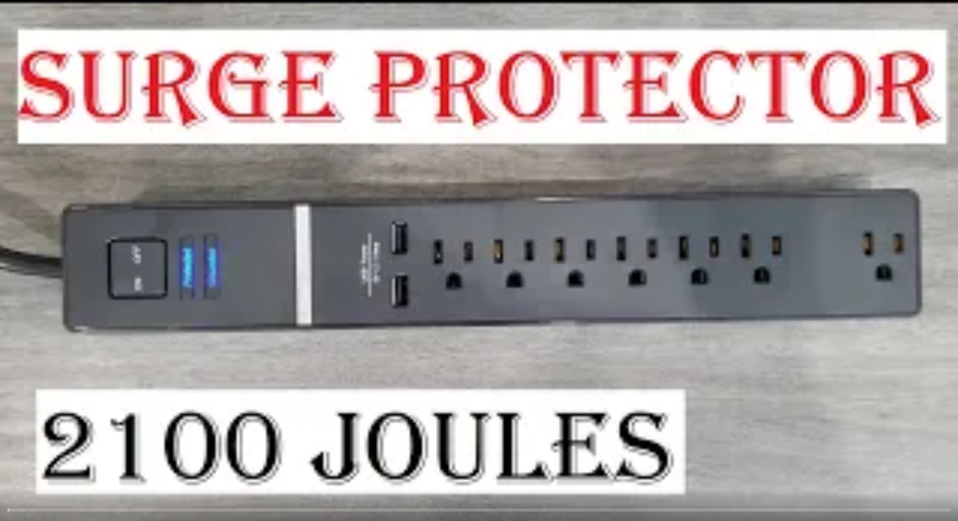 Watch RocketFish 7-Outlet Surge Protector on Amazon Live