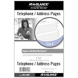 AT-A-GLANCE Day Runner Telephone and Address Pages, Refill, Loose-Leaf, Undated, for Planner, 5-1/2" x 8-1/2", Size 4, 32 Sheets/Pack (011-230) – view 1