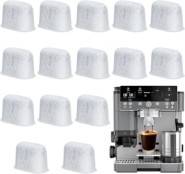 15 Pack Water Filter Inserts for Ninja Luxe Cafe Accessories, Replacement Water Filter for Ninja Luxe Coffee Premier Espresso Machine
