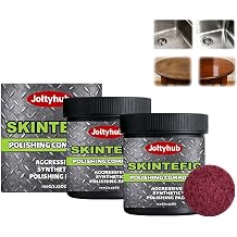 Skintefic Polishing Compound for Wood Marble Metal, Joltyhub Restoration Furniture Cream With Pad, Polishing & Surface Protection, Scratch Remover, Fast Refresh 2 Bottle