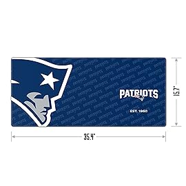 YouTheFan NFL New England Patriots Logo Series Desk Pad