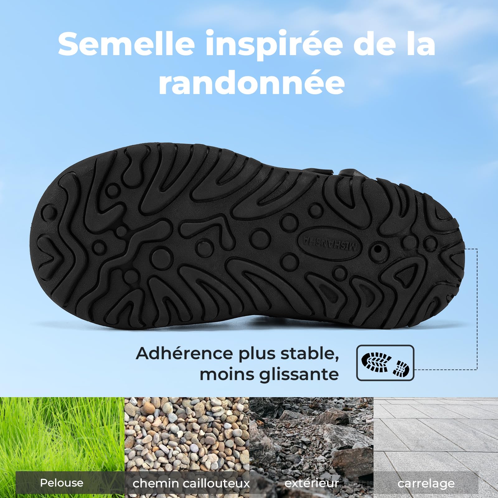 Mishansha Sandales Enfant à Bout Fermé, Sandales de Trekking Unisexe pour Garçon et Fille, Tailles 24-38