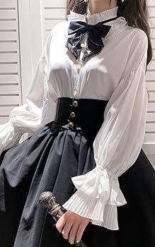 ♥︎︎ 量産型 地雷系 フレンチガーリー 服 トップス まとめ売り 4枚セット ♥︎ Amazon | [Lamerry] 地雷系 セットアップ 量産型 ゴシック