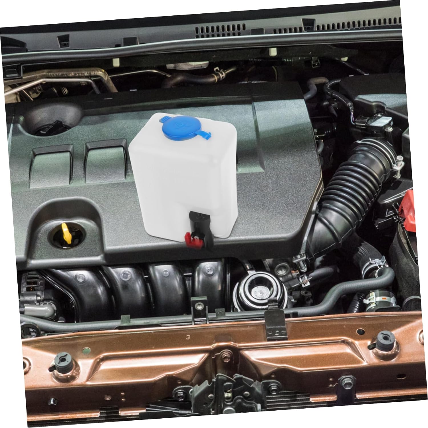 SOLUSTRE Car Windshield Washer Reservoir Tank Easy Install Fluid Reservoir Bottle