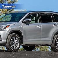 Vista 193 de Viseras de ventana in-Channel, protectores contra la lluvia para 2011-2023 Dodge Charger, visores de ventilación de ventana con deflectores