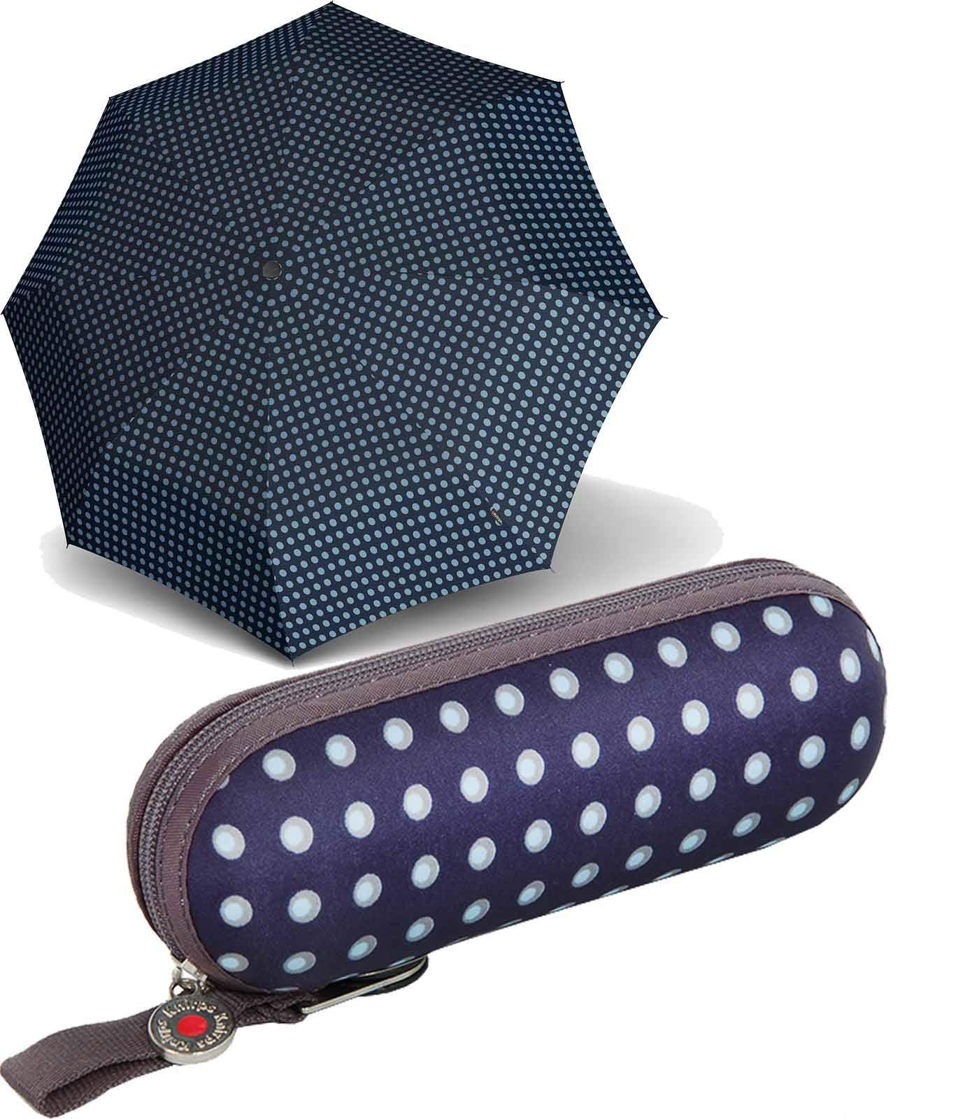 Knirps X1 Navy Dot Superthin