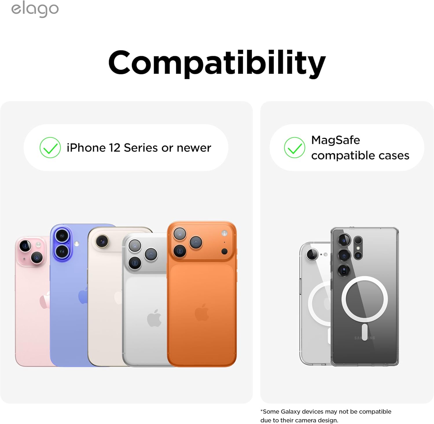 elago Magnetic Wallet Card Holder 2-Cards Compatible with MagSafe for iPhone - Secure Phone Wallet, Long Last Silicone, Scratch and Damage Protection - Image 2