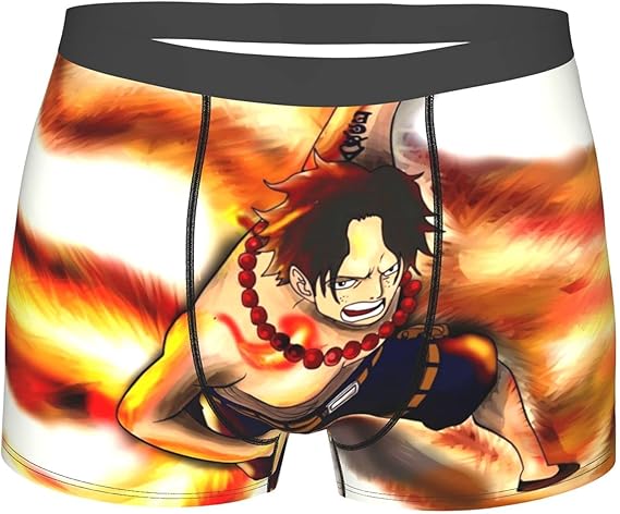 Amazon ワンピースエース アニメ パンツ メンズ 通気 吸汗 若いセクシー ボクサーパン 下着 吸水速乾 抗菌防臭 快適 パンツ 男性 ショーツ おしゃれ パンツ ボクサー 通販