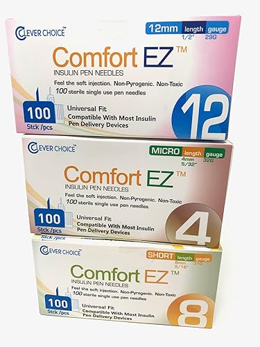 Miniatura 2 de Comfort EZ - Agujas para bolígrafo de insulina, 1.13 oz, 0.157 in, 100 por caja