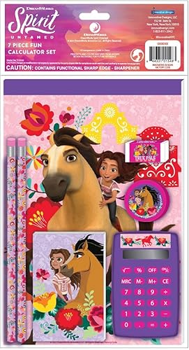 Spirit Kids Calculator - Juego de 7 piezas para el regreso a la escuela