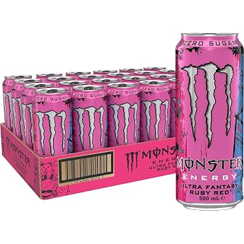 Monster Energy Drink Ultra Fantasy Ruby Red 24 x 500ml