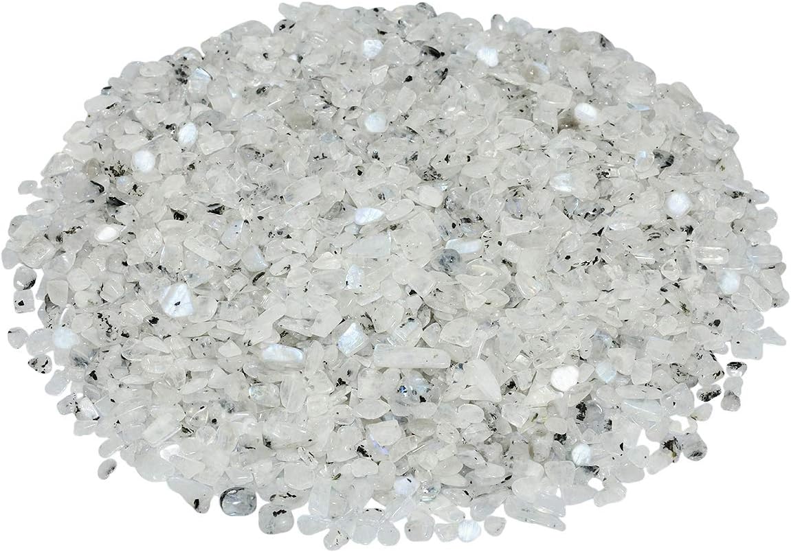 mookaitedecor 1 Pound Black Tourmaline Tumbled Chip Stones Crushed Tumblestone Crystals Healing Home Decoration