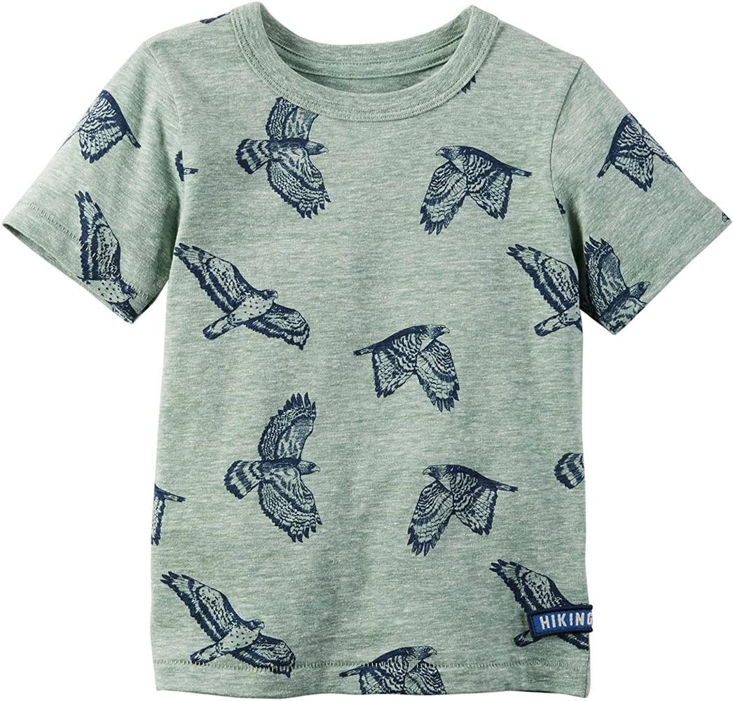 Boys Animal Pattern Screen-Printed Tee 4 Green