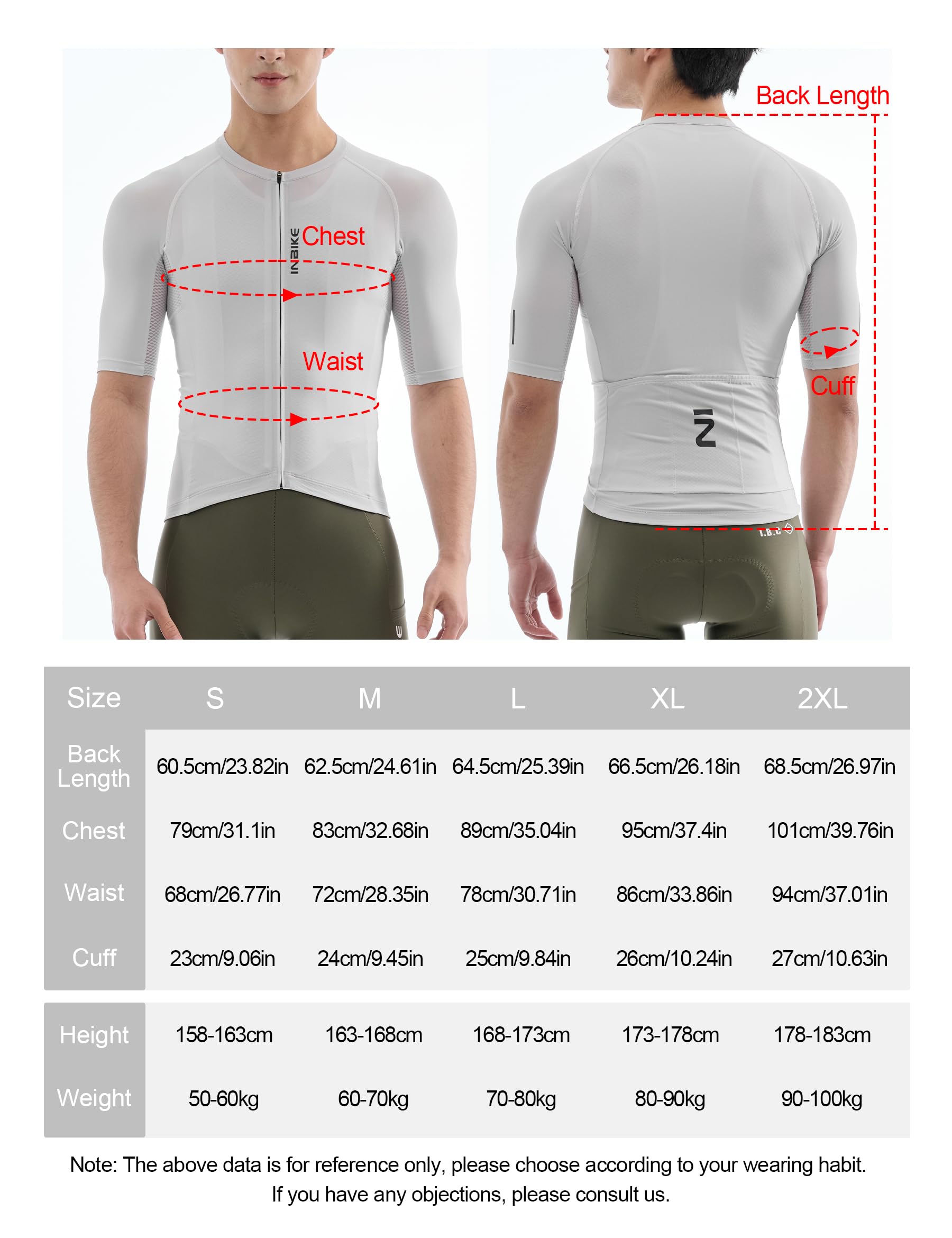 INBIKE Maillot Ciclismo Hombre Bici Transpirable 3 Bolsillos Traseros Tejido Transpirable Secado Rápido, Banda Antideslizante, Ropa Ciclista para Ruta y MTB