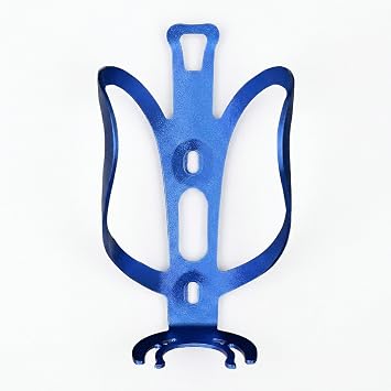 Bike Water Bottle Holder - Aluminum Alloy Bike Bottle Cage, Lightweight Bicycle Bottle Cage for Road & Mountain Bike, 4 Colors Available Blue