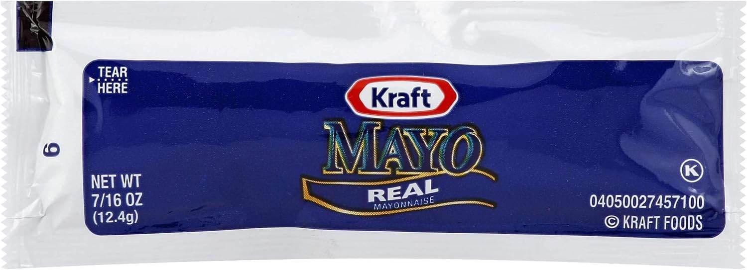 Kraft Real Mayonnaise Packets, 7/16 oz, 200 ct by Kraft Amazon.ca