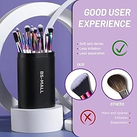 BS-MALL Makeup Brushes Makeup Tools Kit Premium Synthetic Powder Foundation Contour Concealers Lip Brushes Set 18 Pcs