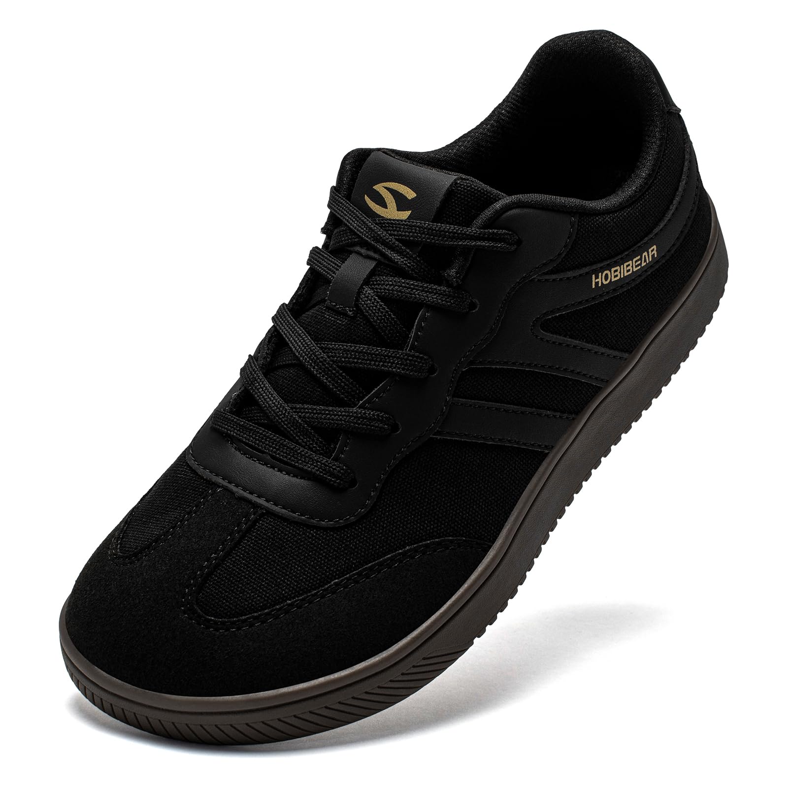 HOBIBEAR Retro-Stil Sneaker Damen Herren: Leichter Freizeitschuh anatomischer Zehenbox für ganztägigen Komfort