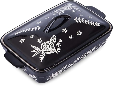 Wisenvoy Casserole Dish With Lid Casserole Dishes For Oven Baking Dishes For Oven Ceramic Baking Dish