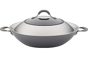 Circulon 14-Inch Hard Anodized Aluminum Wok