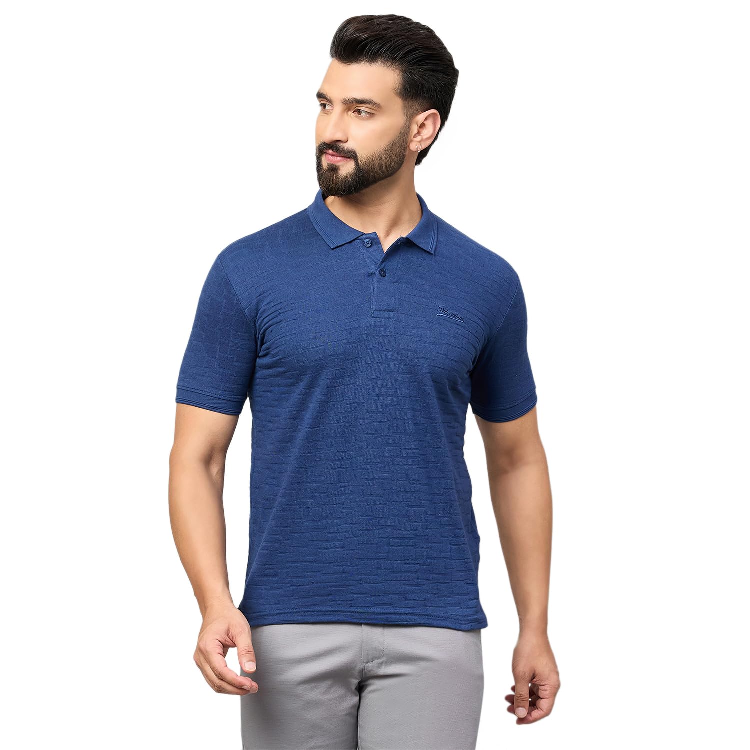 Duke Men's Solid Slim Fit T-Shirt-picture-19