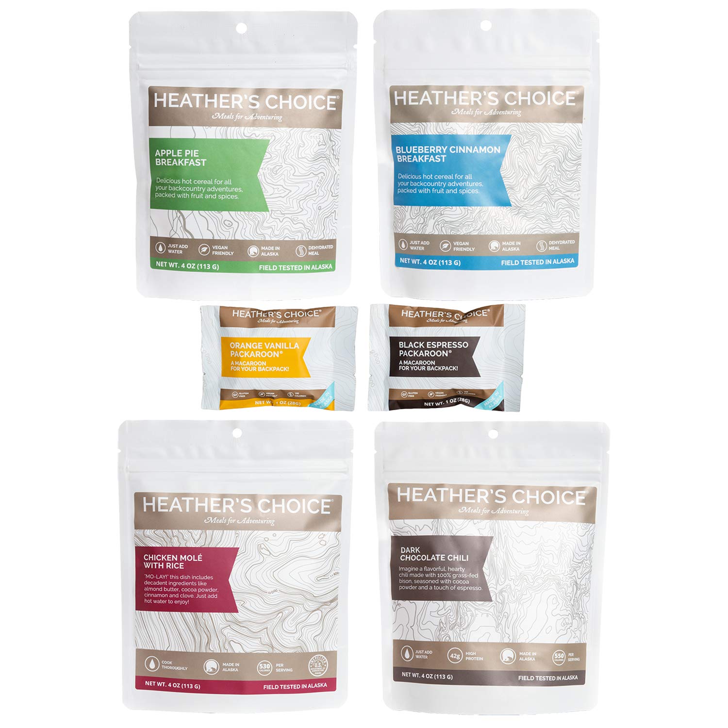 Heather's Choice Backcountry Sampler, 2Day Supply