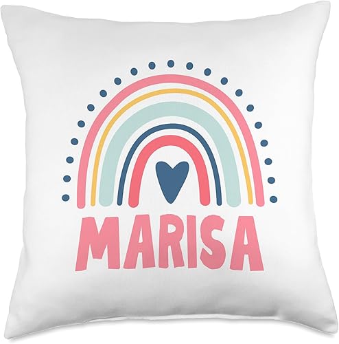 Miniatura 4 de Marisa Name Custom Woman Myth Legend Pink Birthday Party Throw Pillow, 16x16, Multicolor