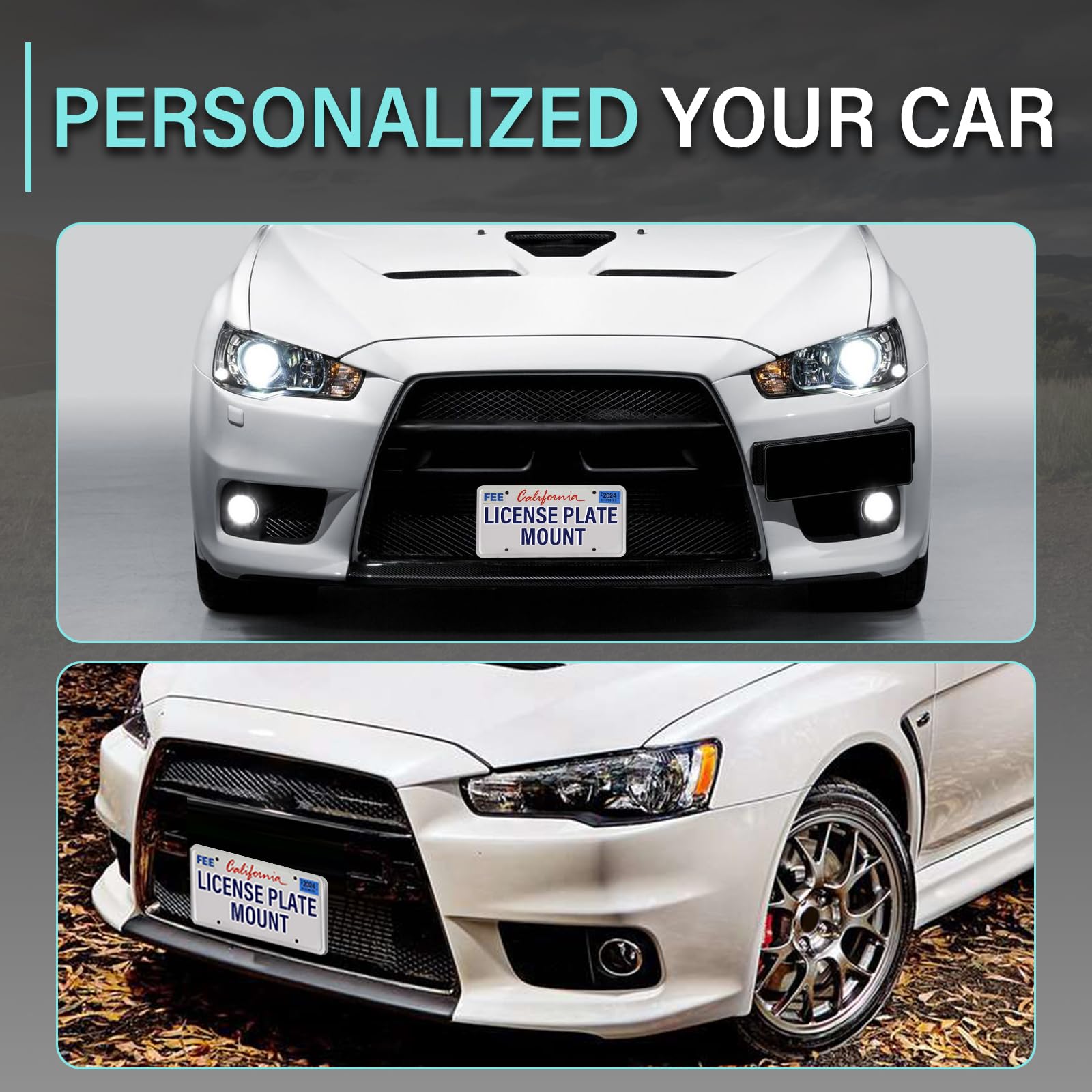 Amazon.com: No Drill Front License Plate Mount Compatible with