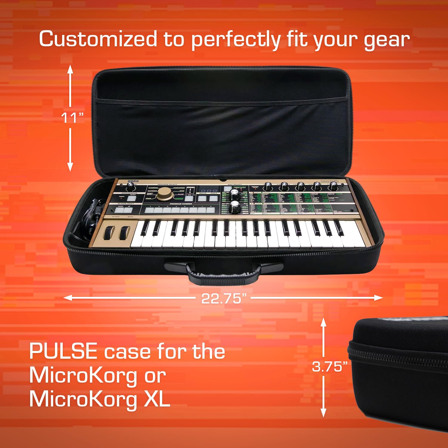 G*5様 KORG microKORG ケース付き Amazon.com: ANALOG CASES Korg MicroKorg/MicroKorg 2 Case - Compact