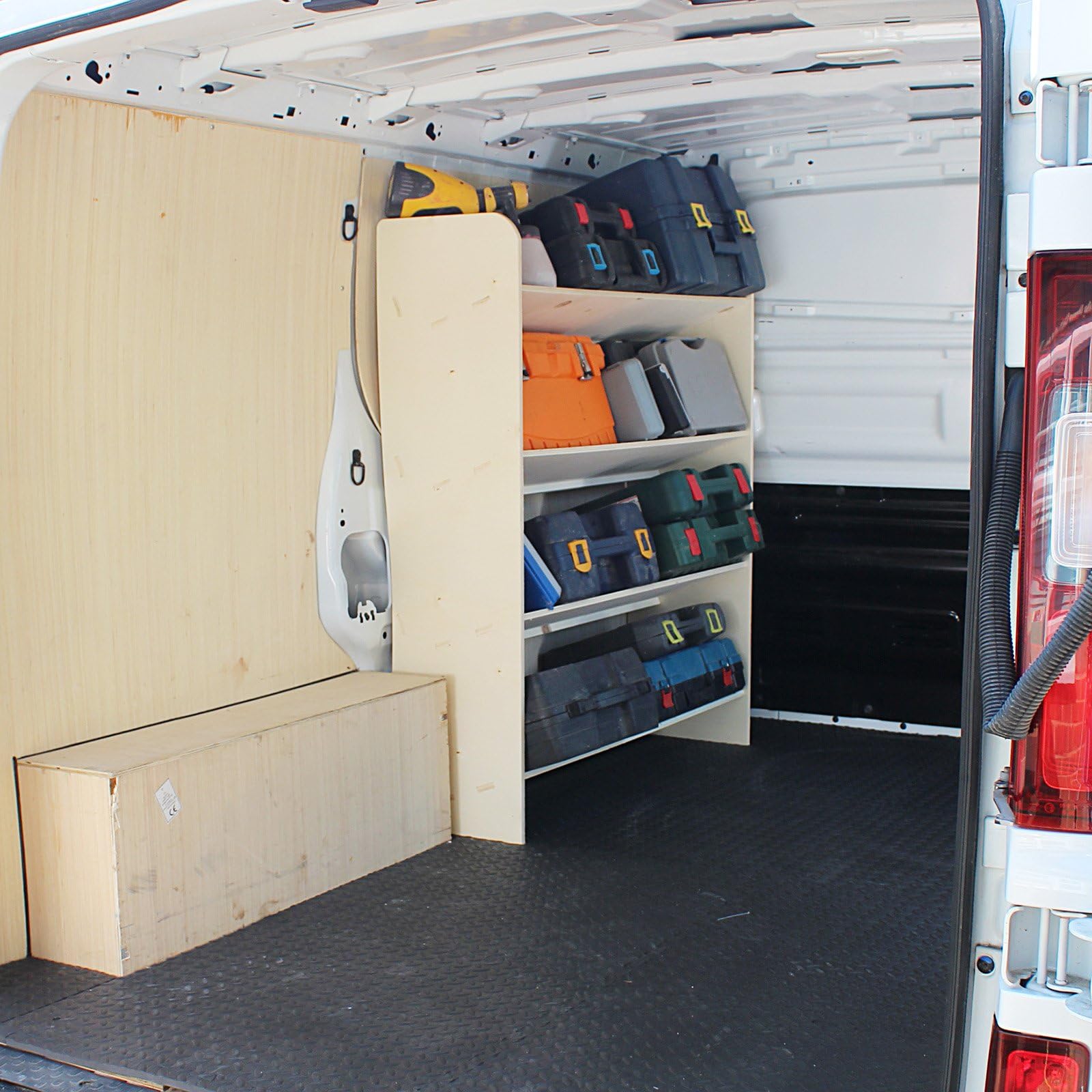 Scaffali Per Furgone Fiat Talento L1 2016+ - Lato Guidatore, 6 Ripiani, Legno FSC