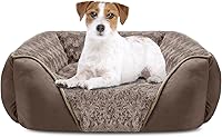 Vista 37 de INVENHO Cama extragrande para perros grandes, medianos y pequeños, rectangular, lavable, ortopédica, suave y relajante, duradera para mascotas