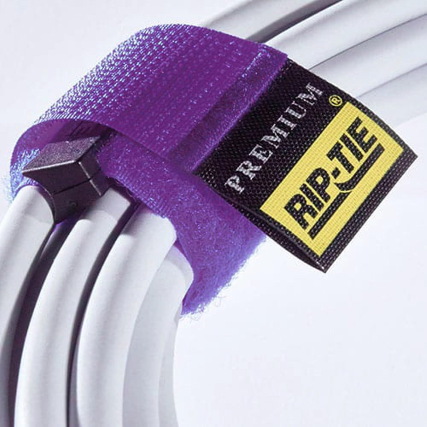 RIP-TIE 1 x 14.5 Rip-Lock CableWrap Cable Tie Perfect for Heavy Duty Cables 3 Pack Grey