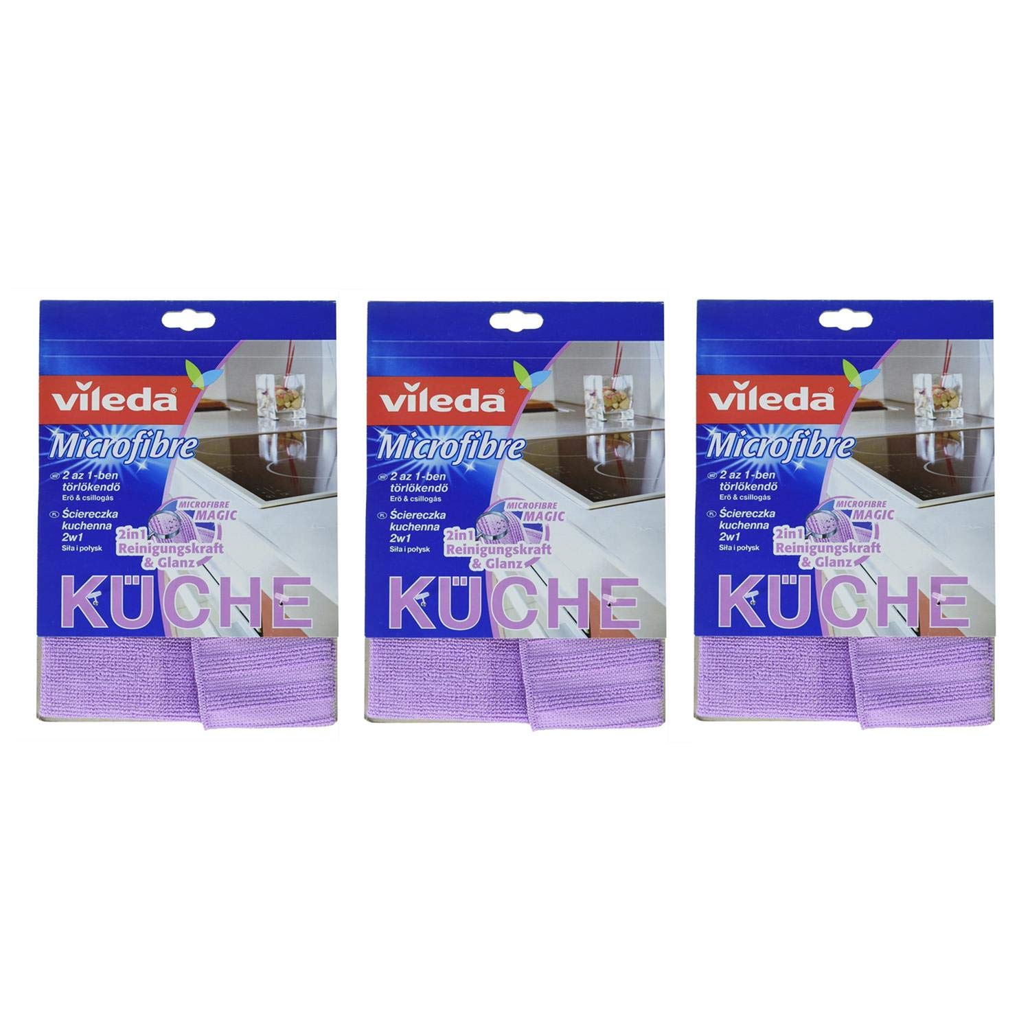 Vileda Microvezel Doekjes Vileda Microvezel Keukendoek - Efficiënt En Zacht Voor Alle Oppervlakken Microvezel Schoonmaakdoek